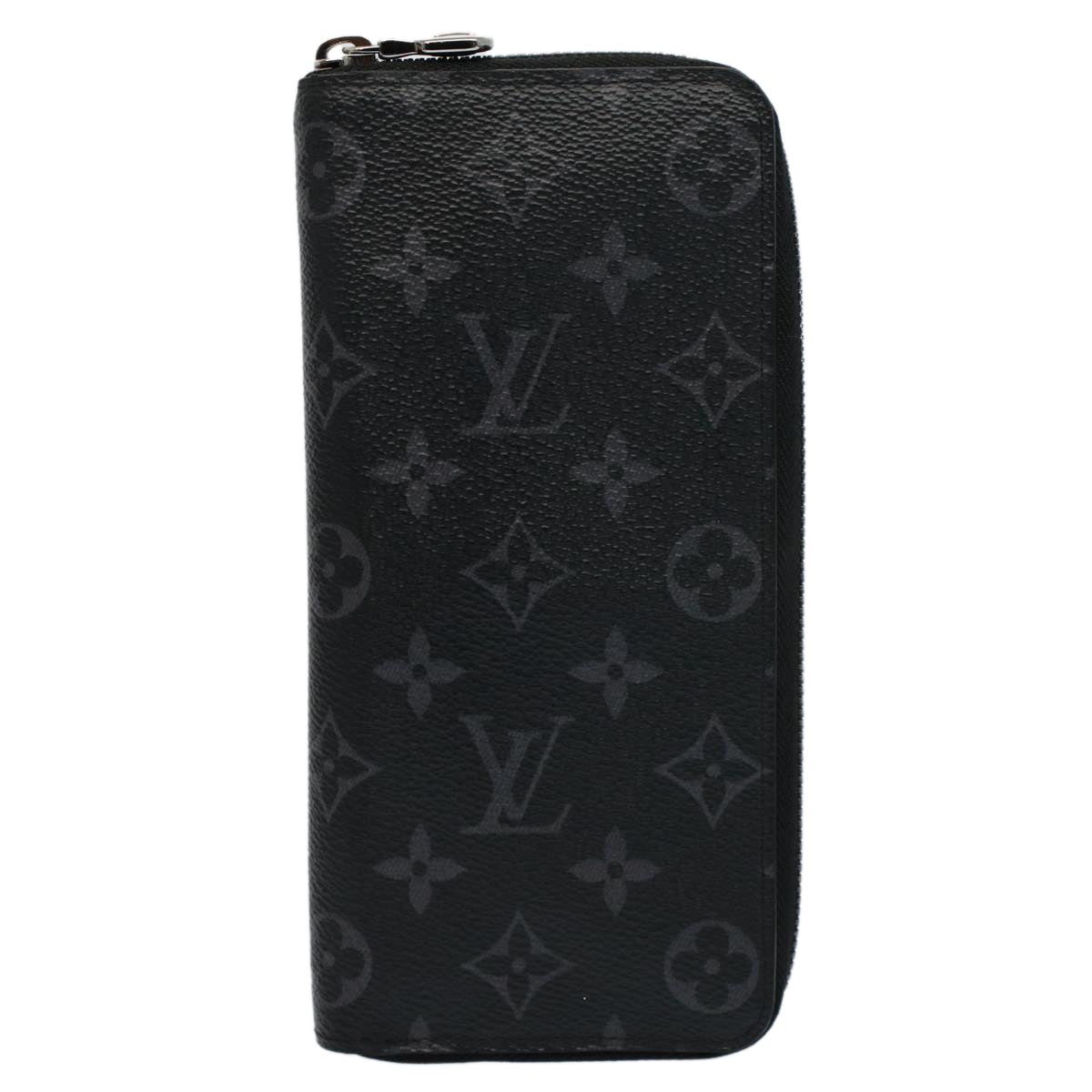 LOUIS VUITTON Monogram Eclipse Zippy Wallet Vertical Wallet M62295 56742