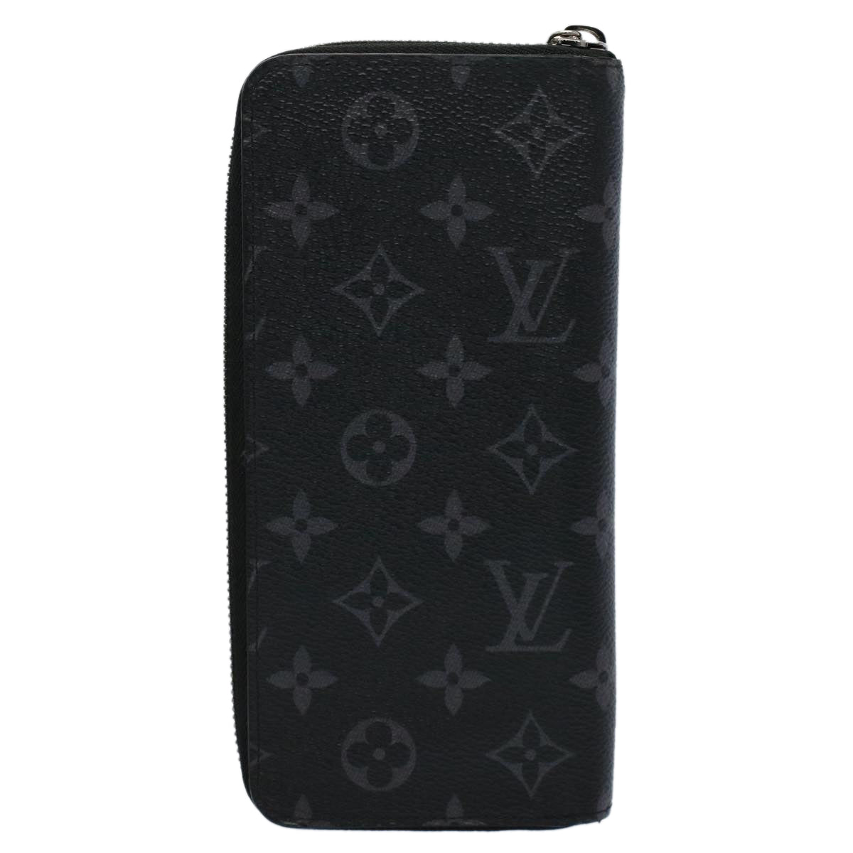 LOUIS VUITTON Monogram Eclipse Zippy Wallet Vertical Wallet M62295 56742