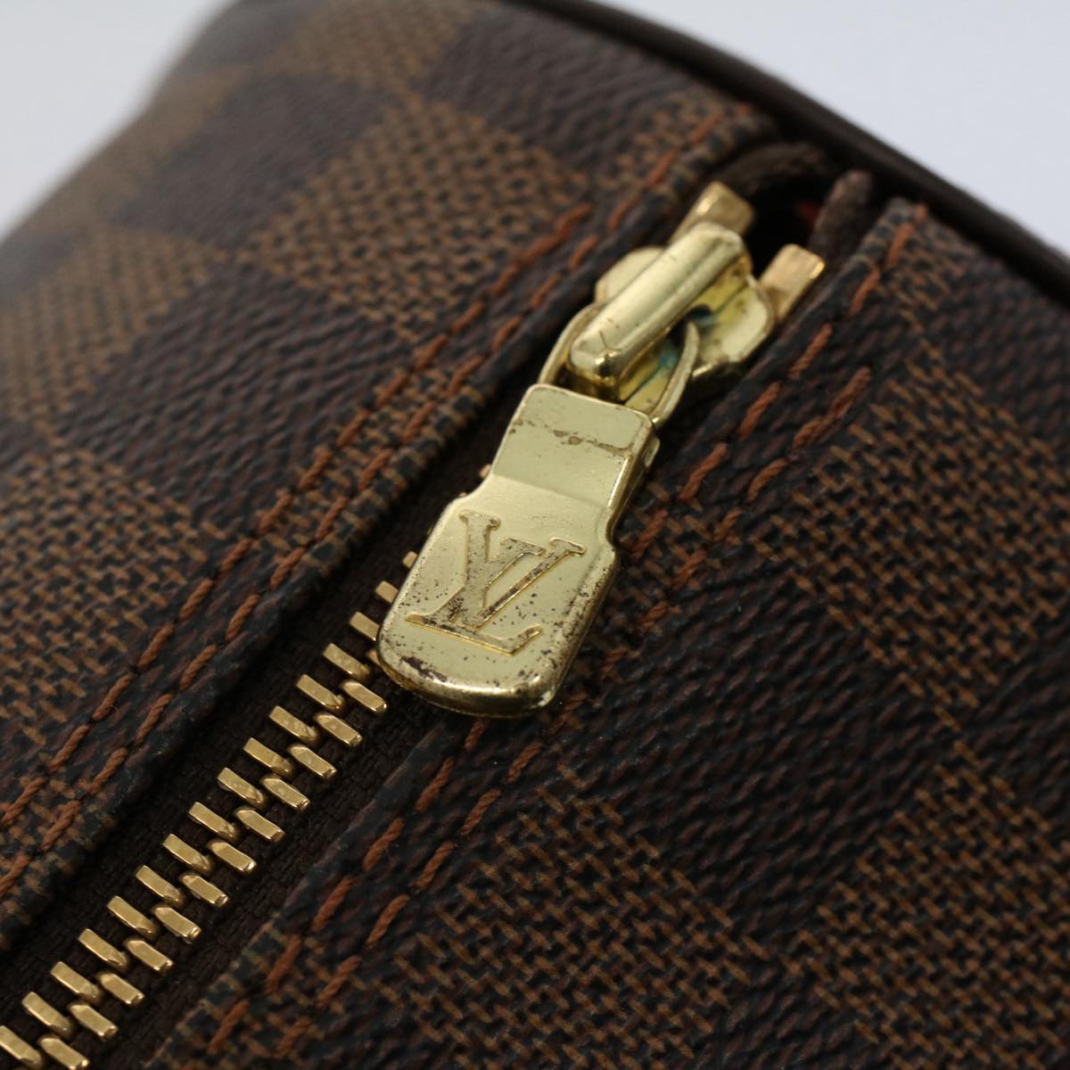 LOUIS VUITTON Damier Ebene Papillon 30 Hand Bag N51303 LV 56747A
