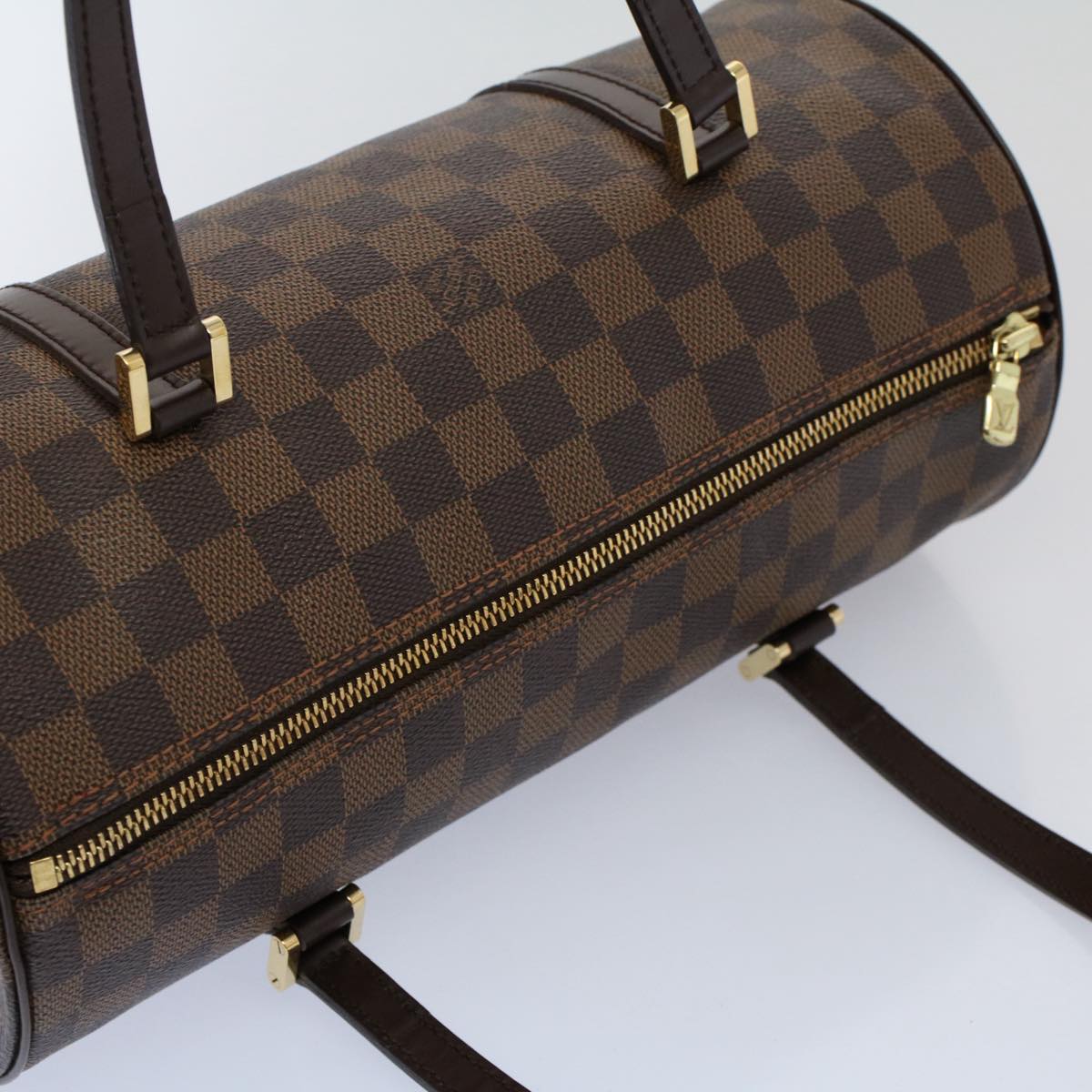 LOUIS VUITTON Damier Ebene Papillon 30 Hand Bag N51303 LV 56747A