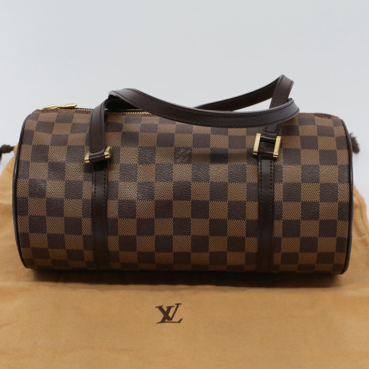 LOUIS VUITTON Damier Ebene Papillon 30 Hand Bag N51303 LV 56748