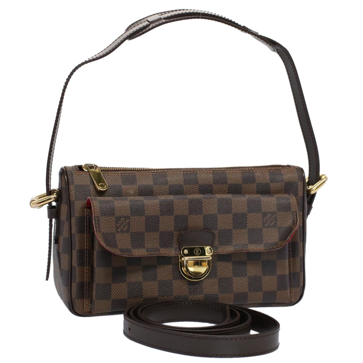 LOUIS VUITTON Damier Ebene Ravello GM Shoulder Bag 2way N60006 LV 56749