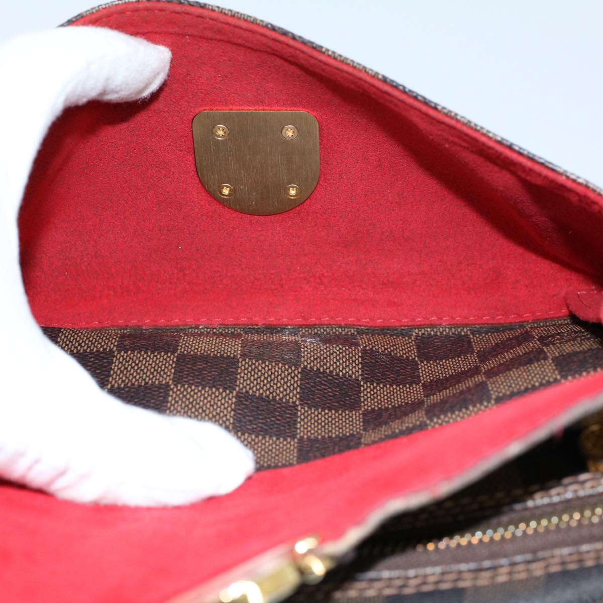 LOUIS VUITTON Damier Ebene Ravello GM Shoulder Bag 2way N60006 LV 56749