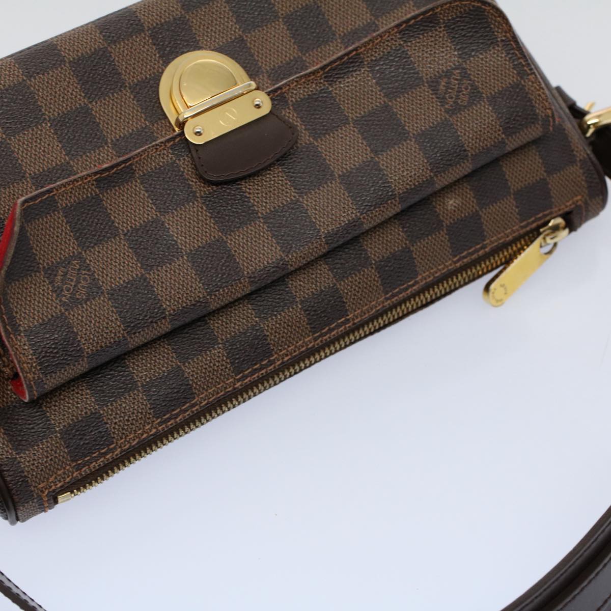LOUIS VUITTON Damier Ebene Ravello GM Shoulder Bag 2way N60006 LV 56749