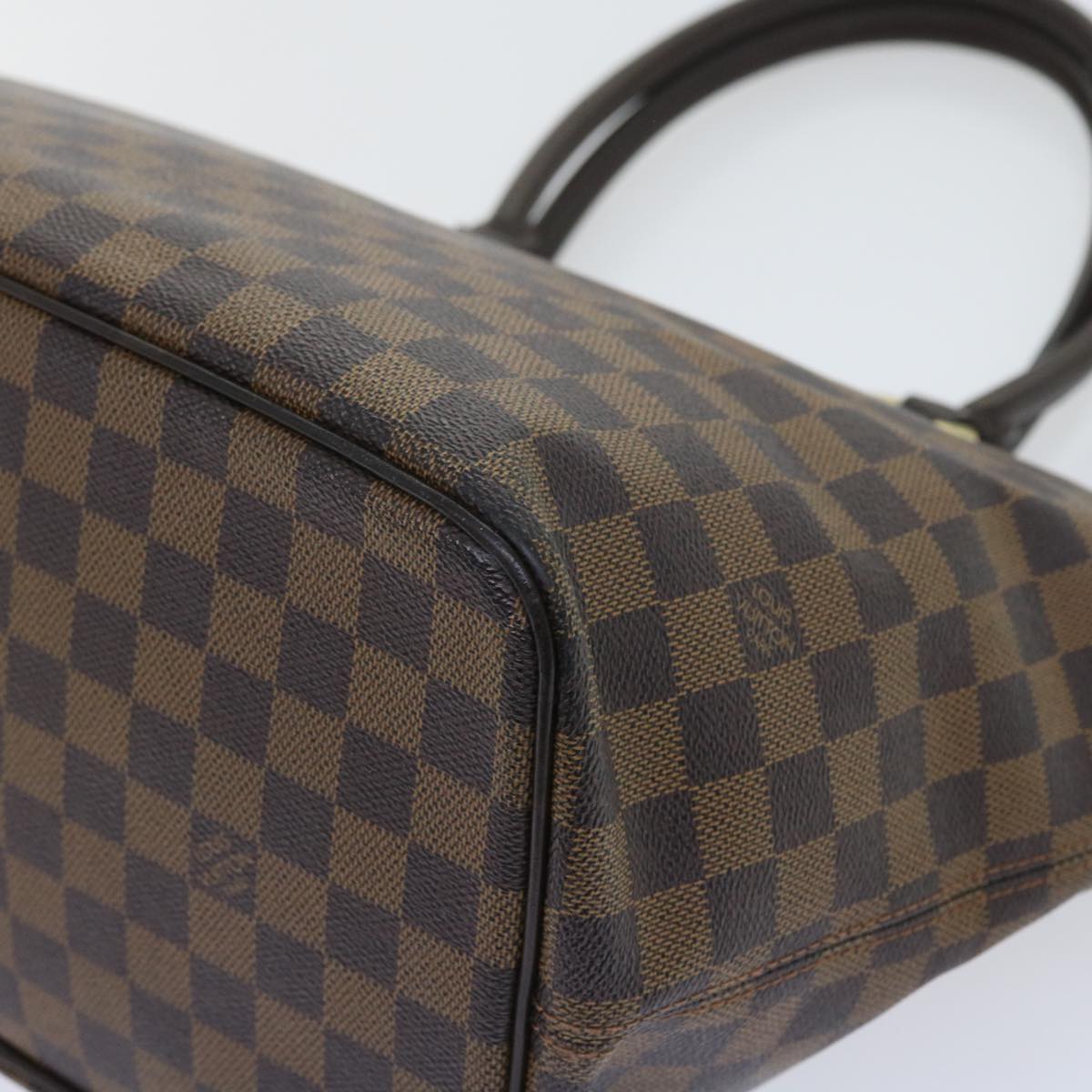 LOUIS VUITTON Damier Ebene Saleya MM Tote Bag N51182 LV 56751