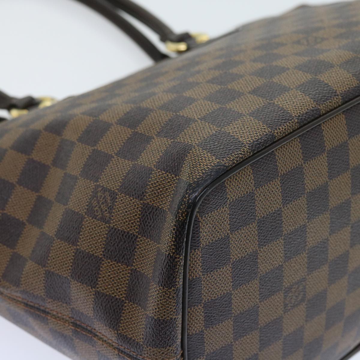 LOUIS VUITTON Damier Ebene Saleya MM Tote Bag N51182 LV 56751
