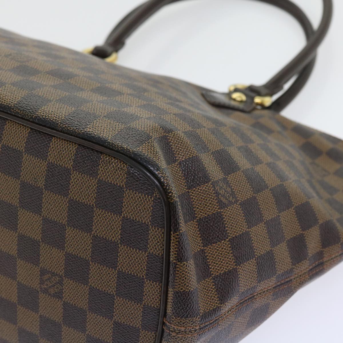 LOUIS VUITTON Damier Ebene Saleya MM Tote Bag N51182 LV 56751