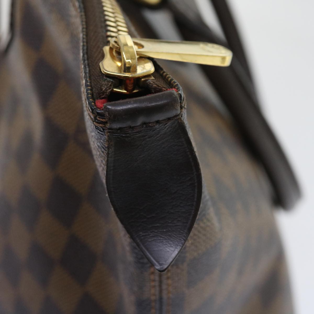 LOUIS VUITTON Damier Ebene Saleya MM Tote Bag N51182 LV 56751