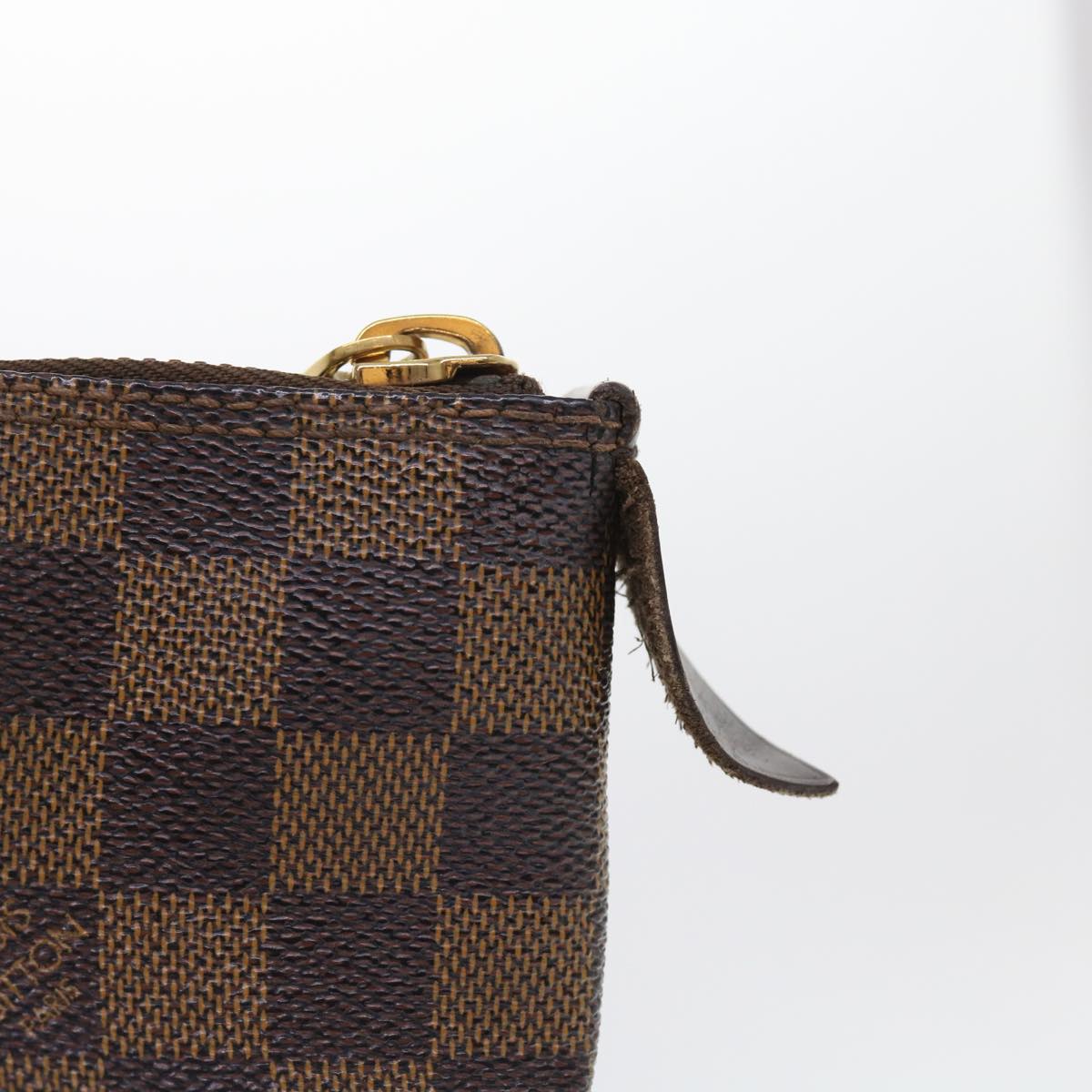 LOUIS VUITTON Damier Ebene Saleya MM Tote Bag N51182 LV 56751