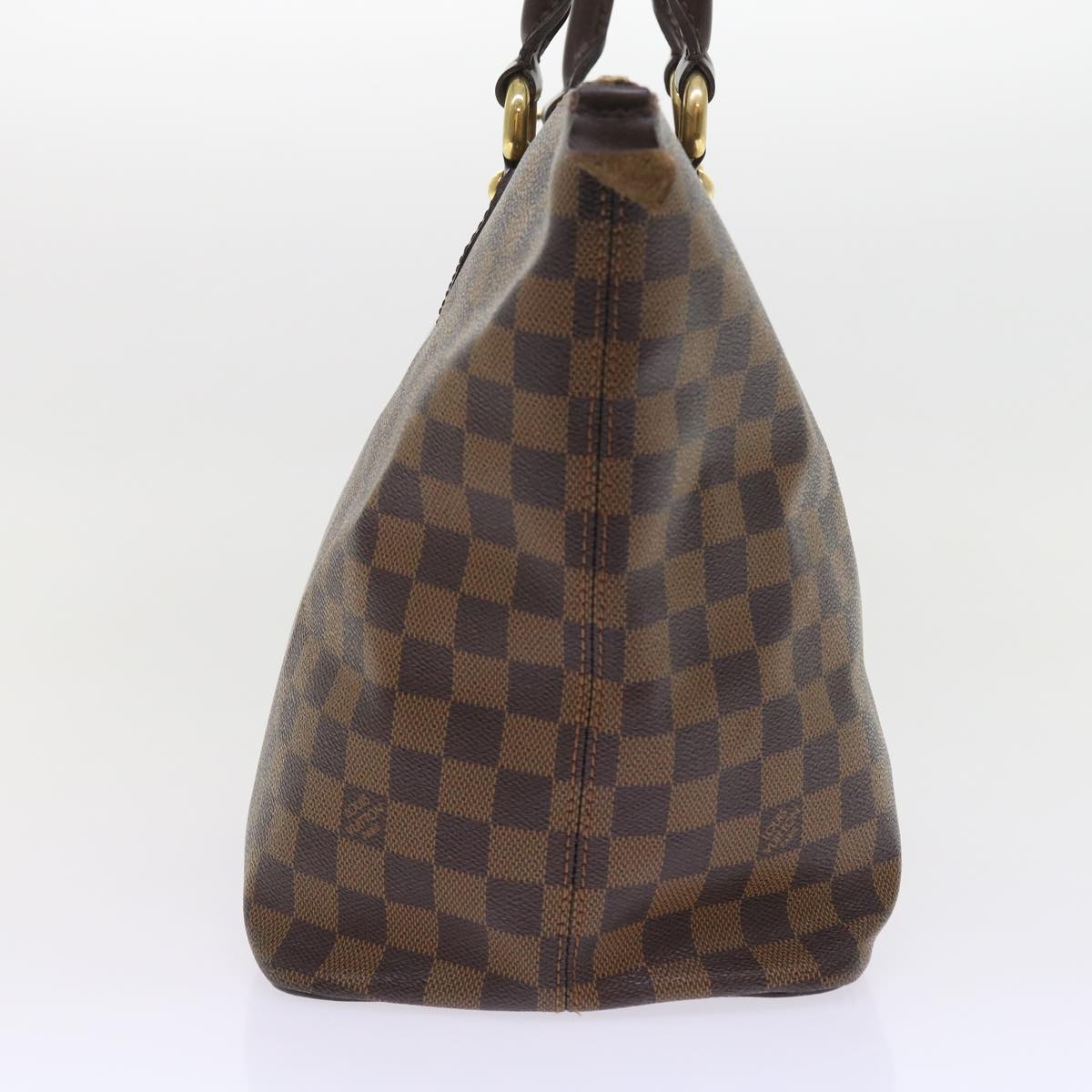 LOUIS VUITTON Damier Ebene Saleya MM Tote Bag N51182 LV 56751