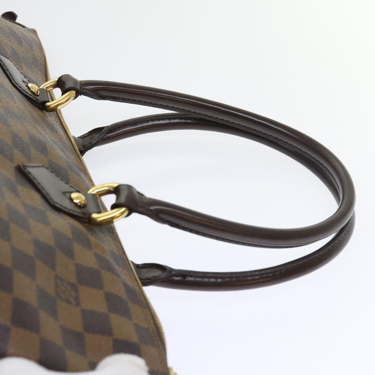 LOUIS VUITTON Damier Ebene Saleya MM Tote Bag N51182 LV 56751