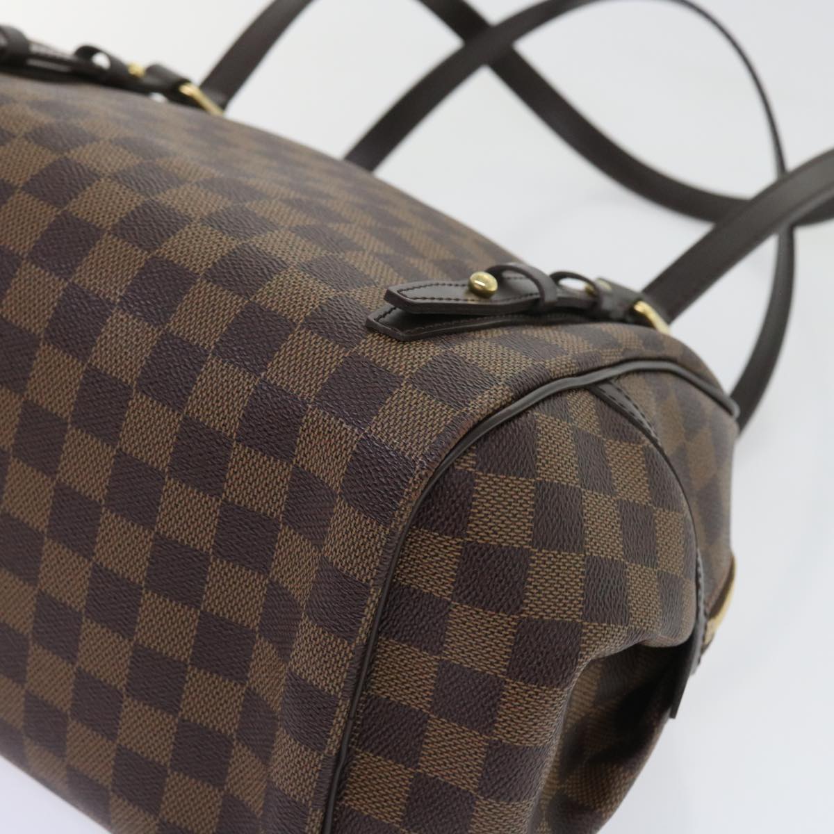 LOUIS VUITTON Damier Ebene Rivington PM Hand Bag N41157 LV 56754A