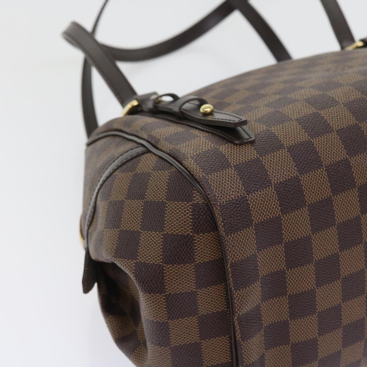 LOUIS VUITTON Damier Ebene Rivington PM Hand Bag N41157 LV 56754A
