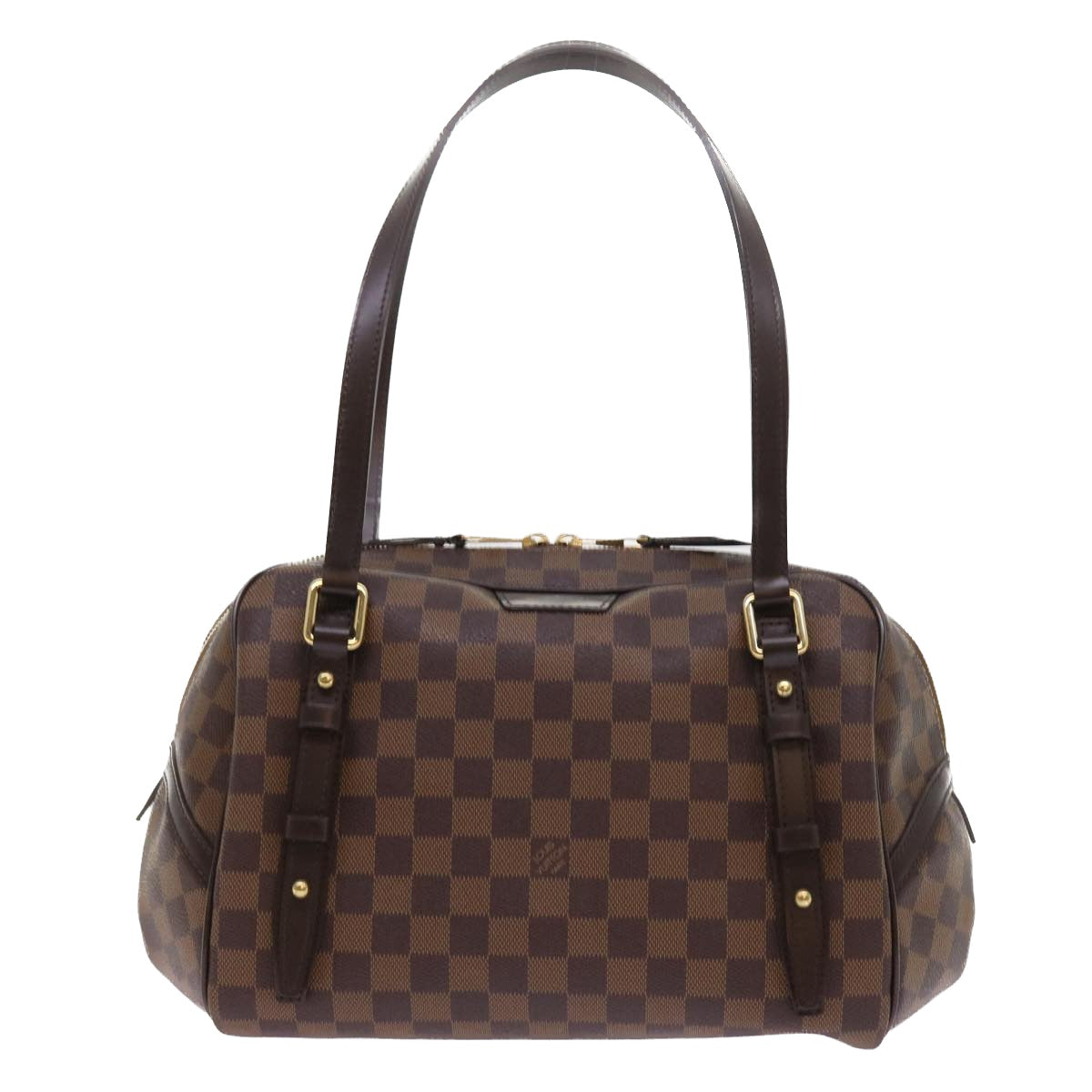 LOUIS VUITTON Damier Ebene Rivington PM Hand Bag N41157 LV 56754A