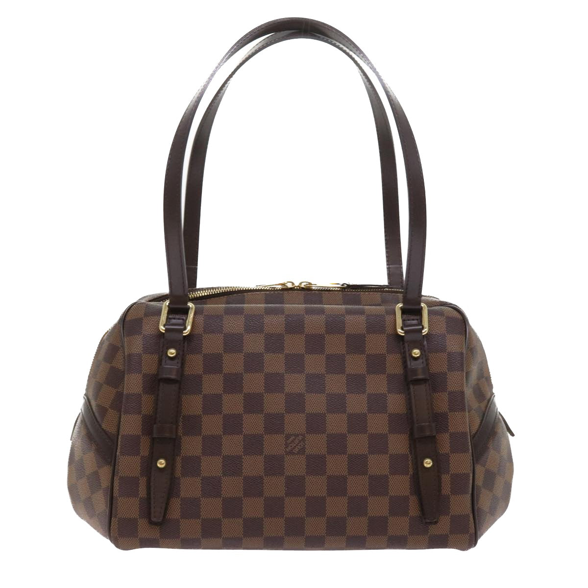 LOUIS VUITTON Damier Ebene Rivington PM Hand Bag N41157 LV 56754A