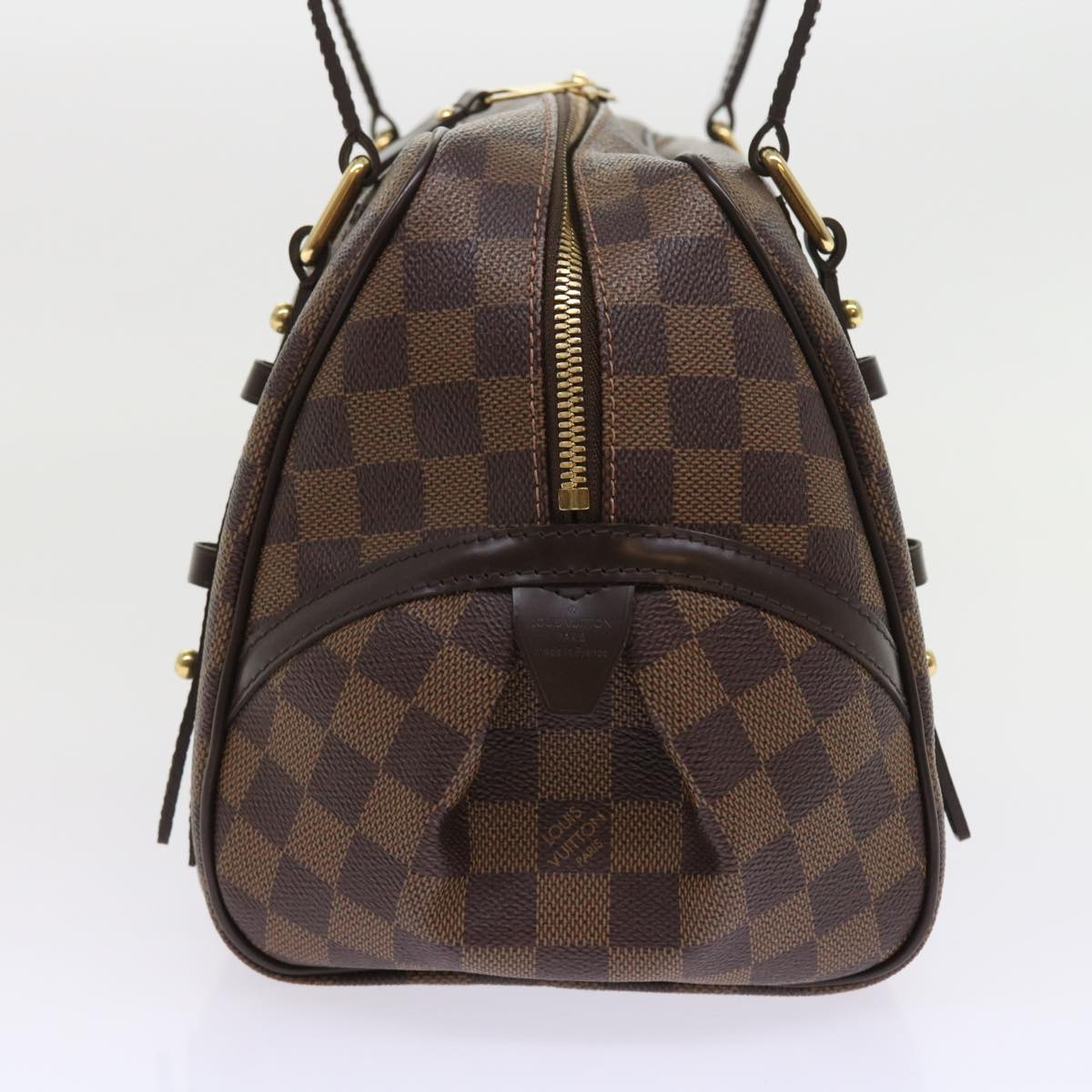LOUIS VUITTON Damier Ebene Rivington PM Hand Bag N41157 LV 56754A