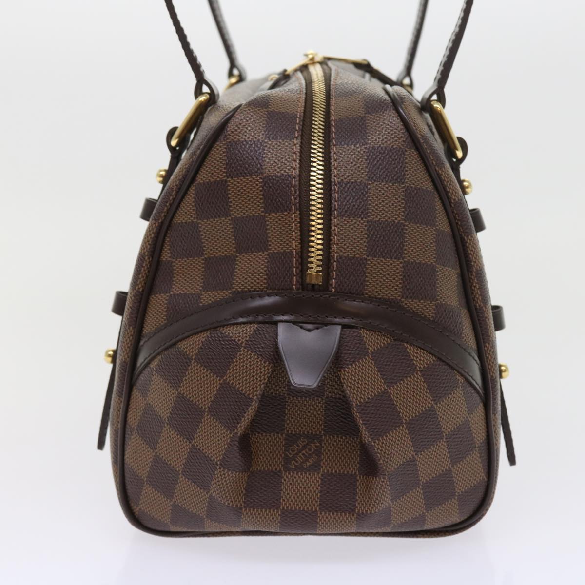 LOUIS VUITTON Damier Ebene Rivington PM Hand Bag N41157 LV 56754A