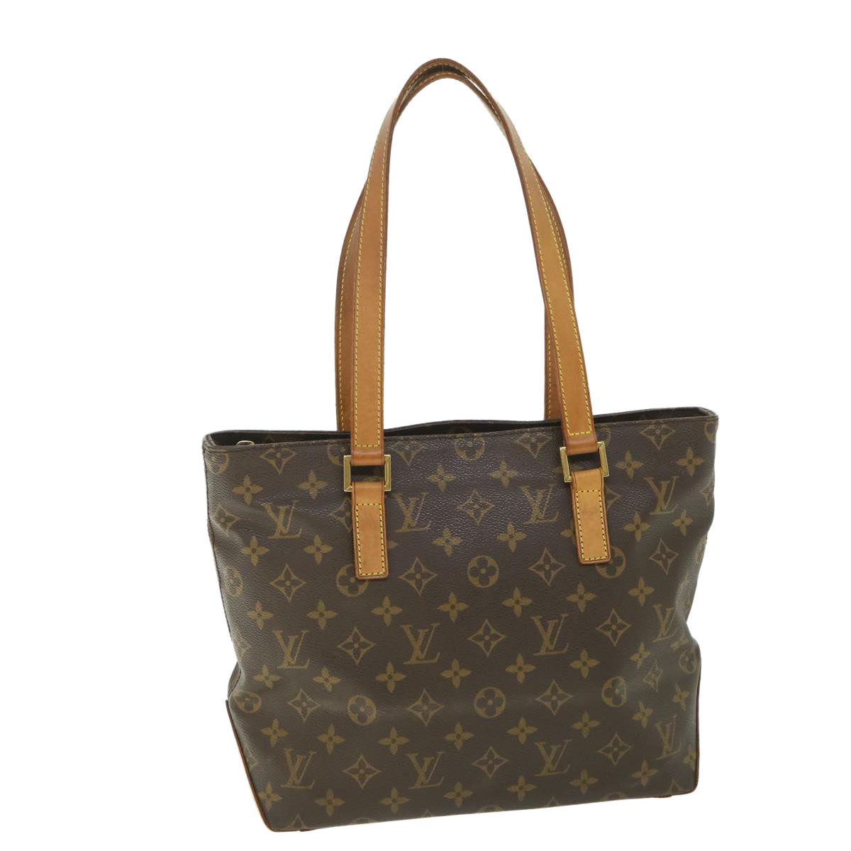 LOUIS VUITTON Monogram Cabas Piano Tote Bag M51148 LV 56756