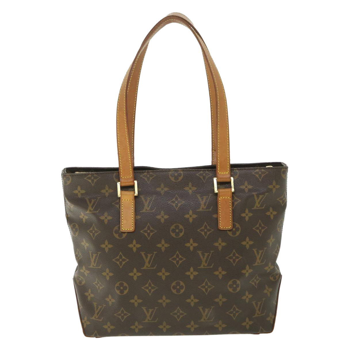 LOUIS VUITTON Monogram Cabas Piano Tote Bag M51148 LV 56756