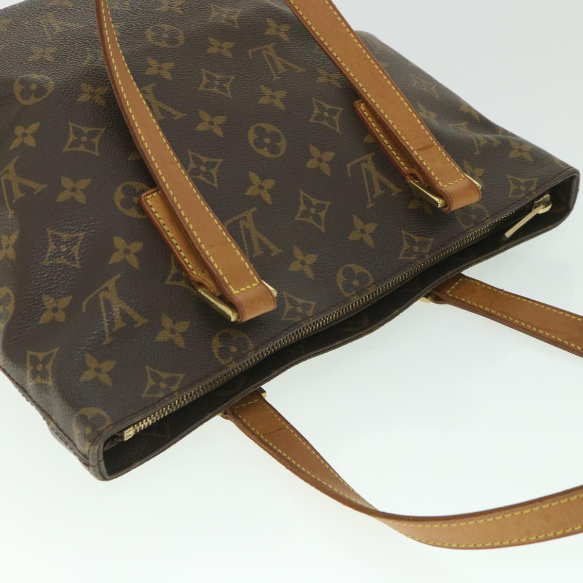 LOUIS VUITTON Monogram Cabas Piano Tote Bag M51148 LV 56756