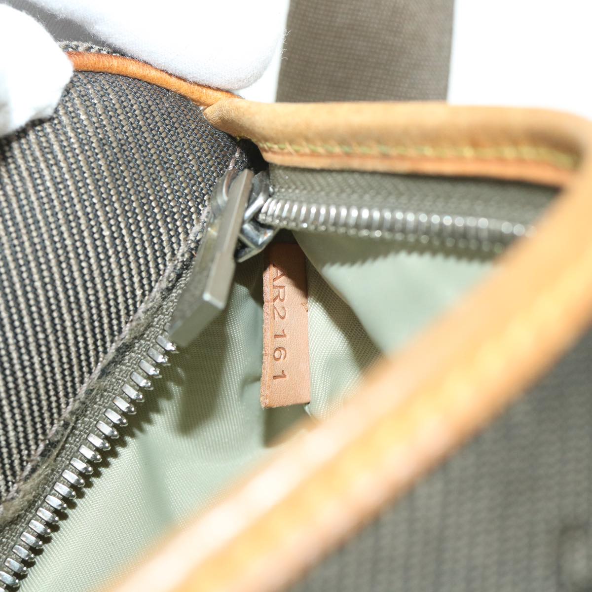 LOUIS VUITTON Damier Geant Acrobat Shoulder Bag Khaki M93619 LV 56771