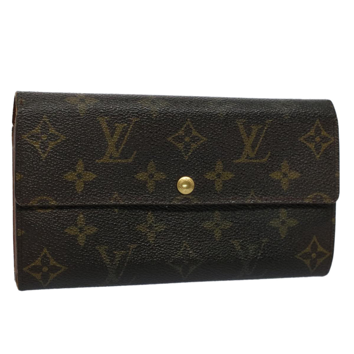 LOUIS VUITTON Monogram Portefeuille Sarah Long Wallet M60531 LV 56788