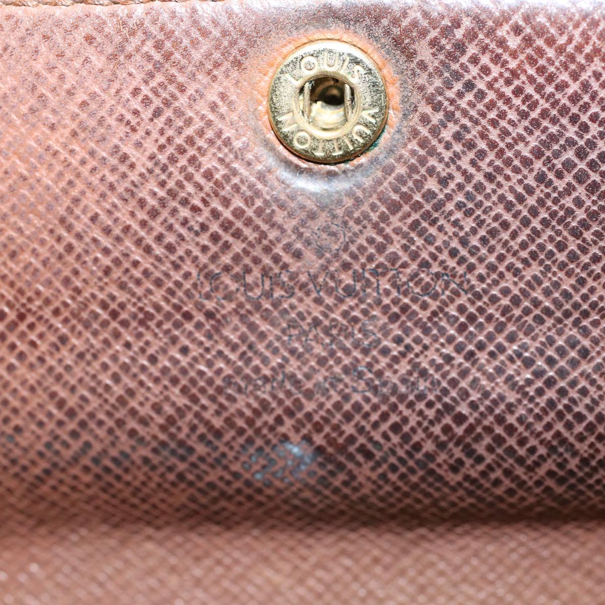 LOUIS VUITTON Monogram Portefeuille Sarah Long Wallet M60531 LV 56788