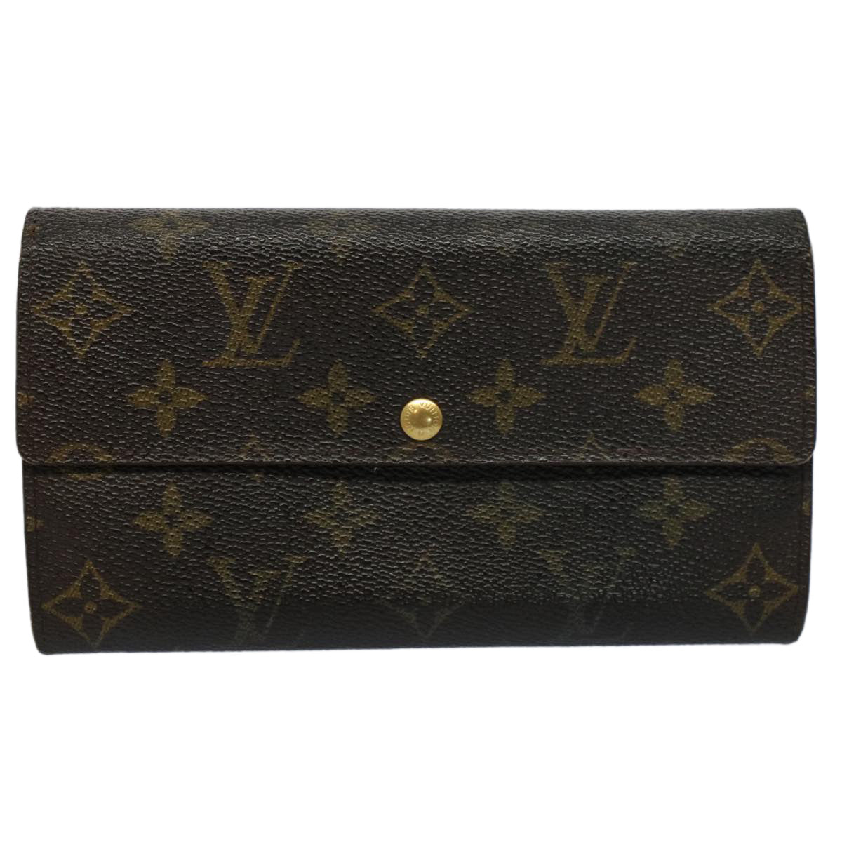 LOUIS VUITTON Monogram Portefeuille Sarah Long Wallet M60531 LV 56788