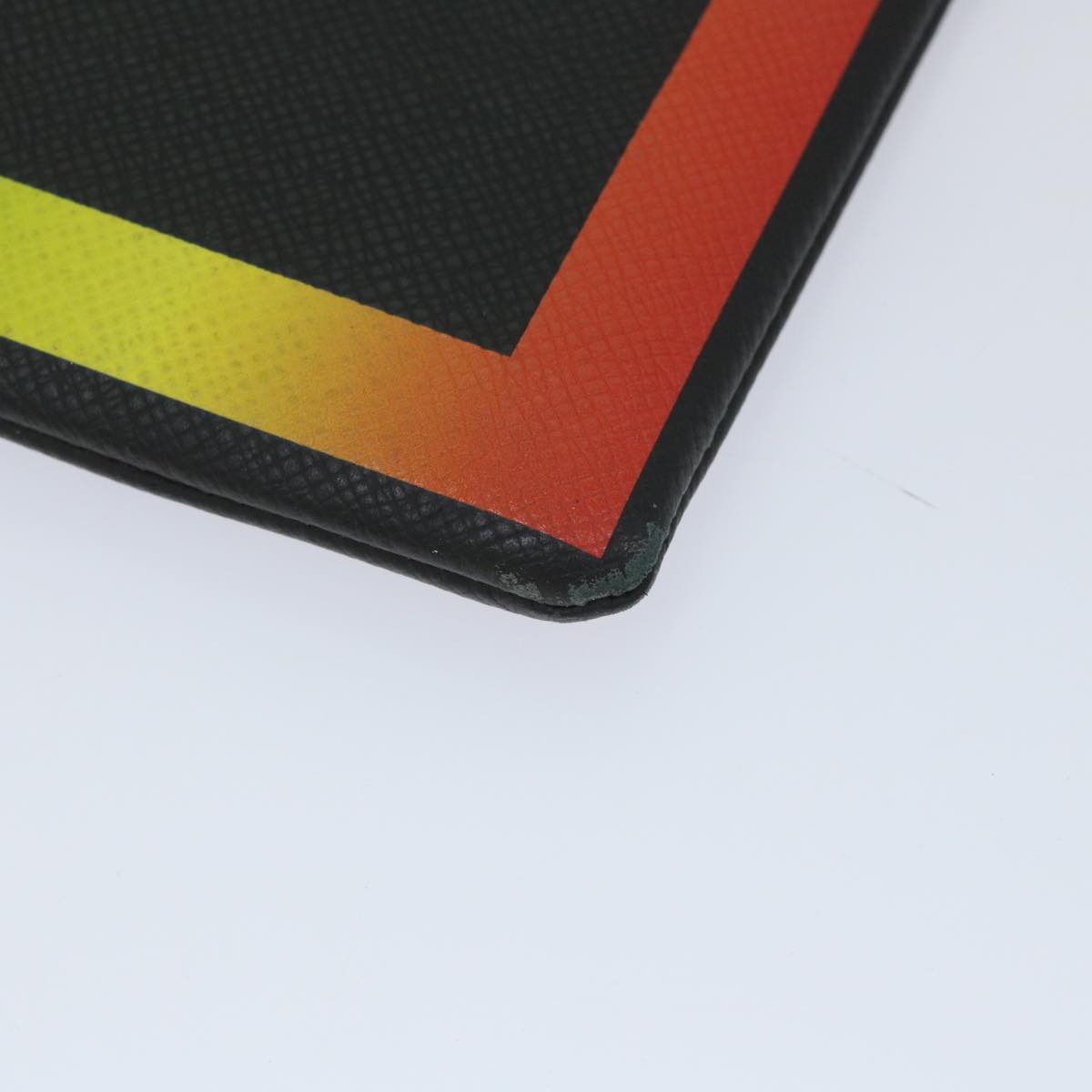LOUIS VUITTON Taiga Rainbow Chain Pochette A4 Bag Black M30347 LV 56795A