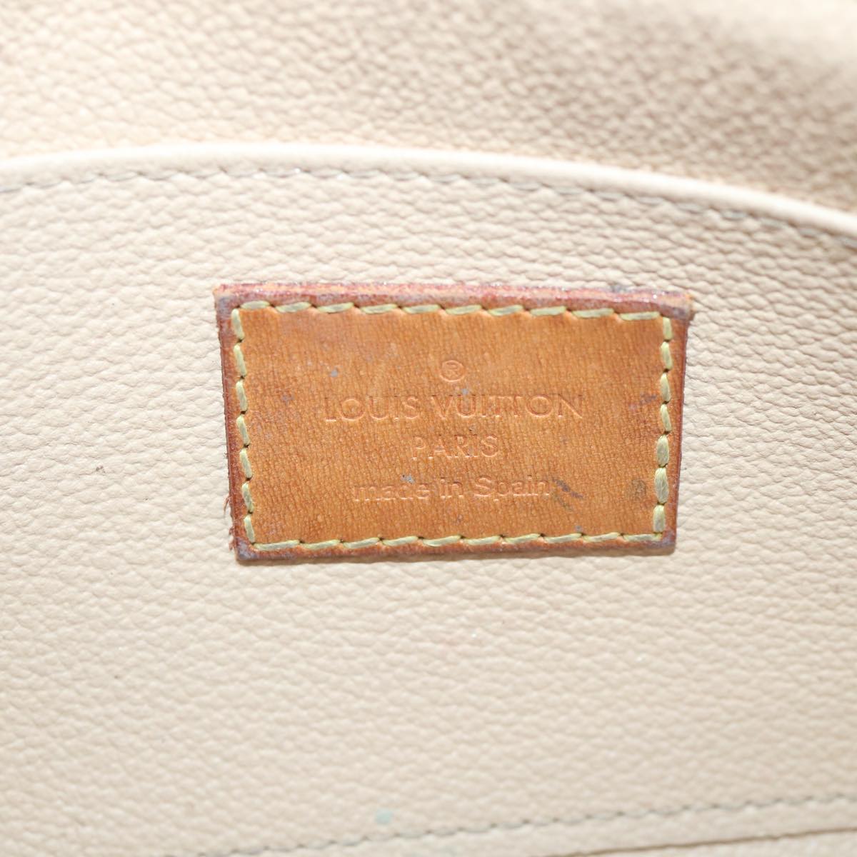 LOUIS VUITTON Damier Azur Pochette Cosmetic PM Pouch N60024 LV 56809