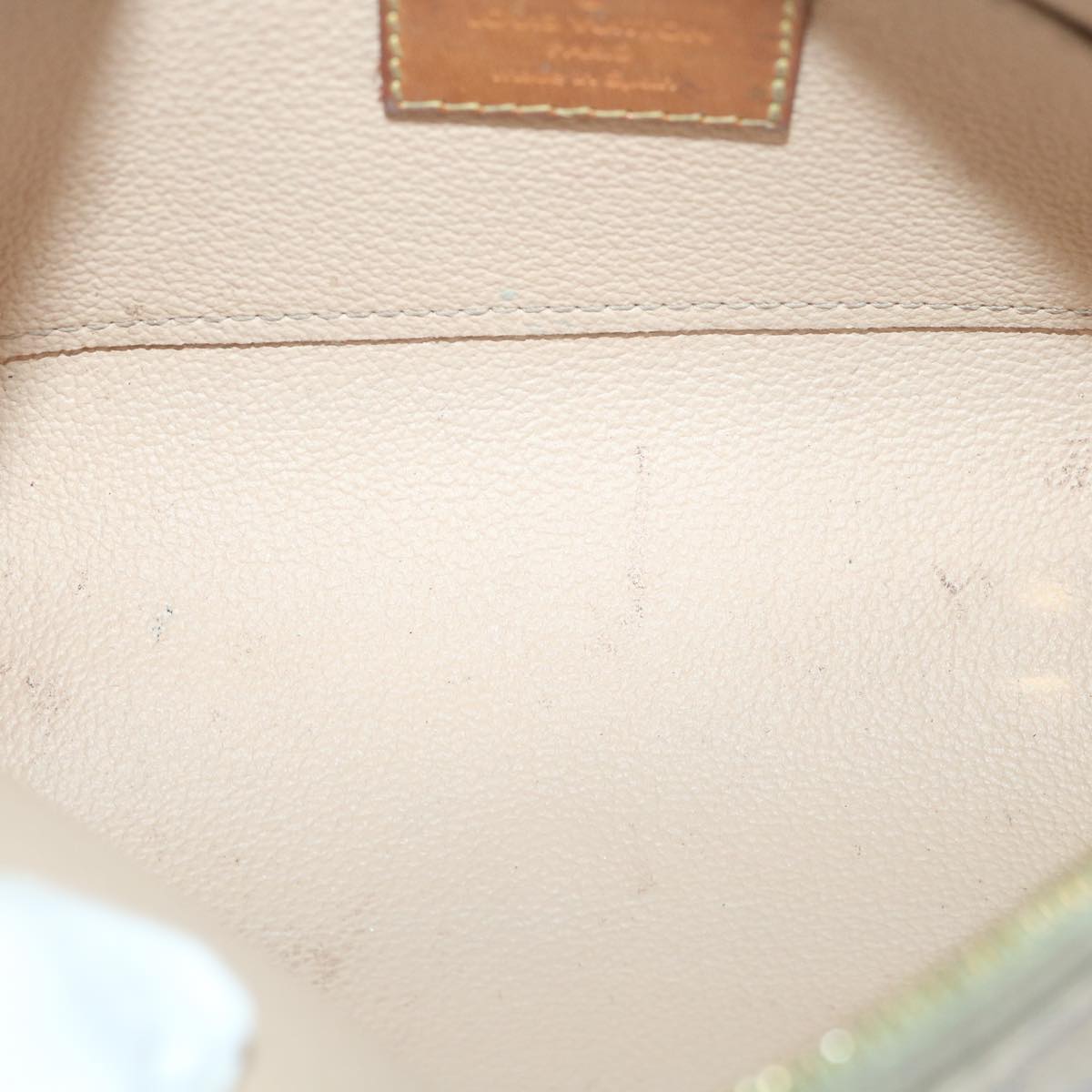 LOUIS VUITTON Damier Azur Pochette Cosmetic PM Pouch N60024 LV 56809