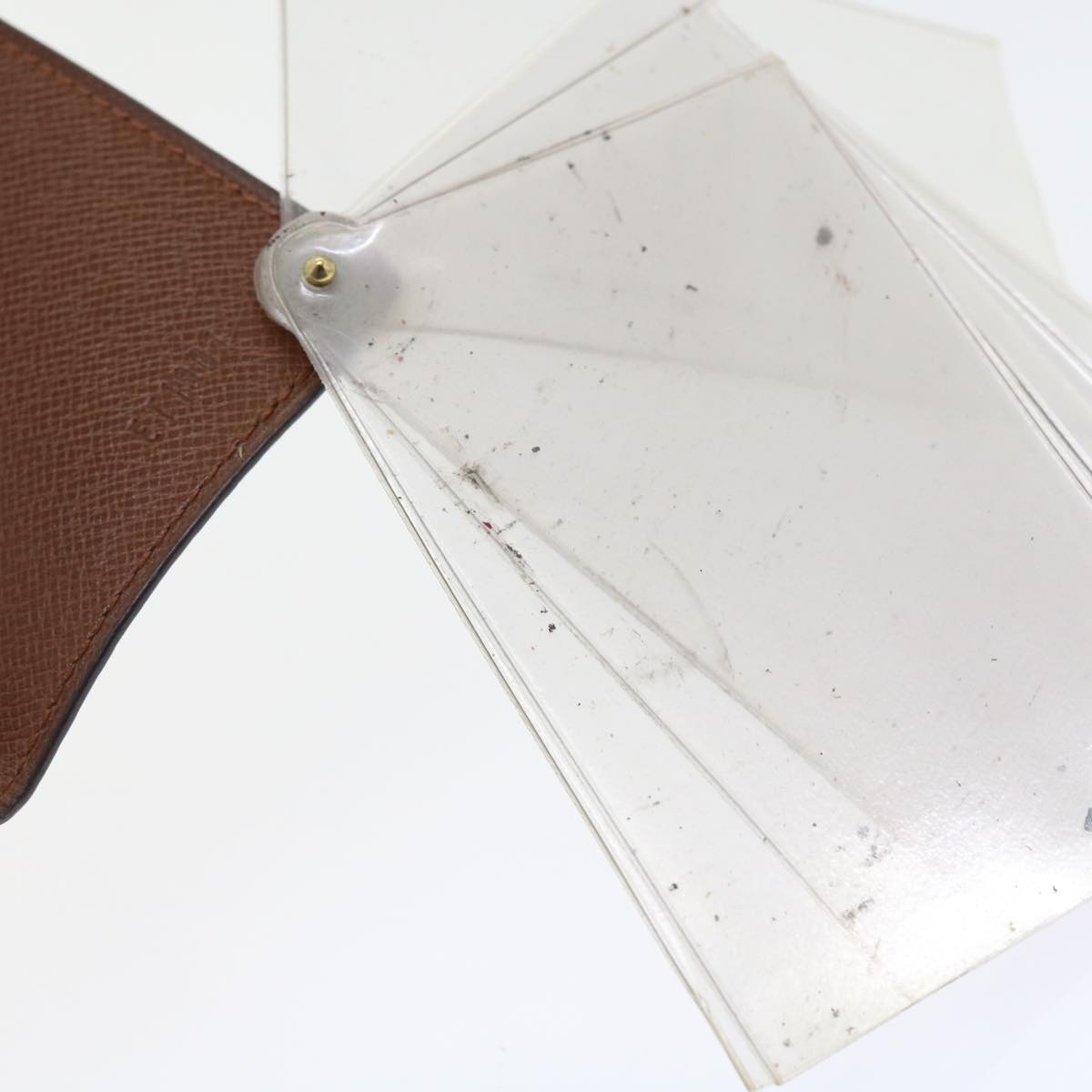LOUIS VUITTON Monogram Porte Cartes Credit Pression Card Case M60937 56813