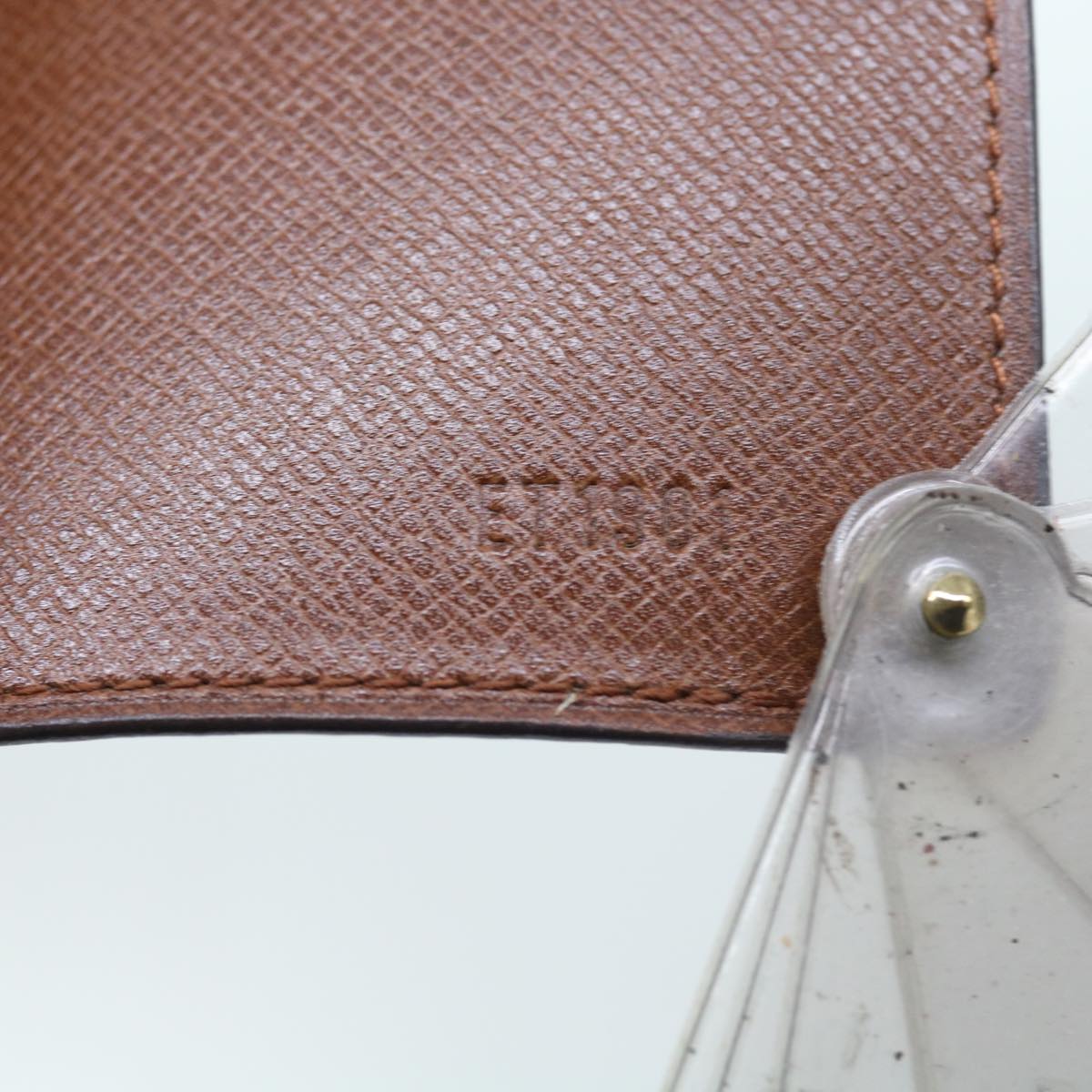 LOUIS VUITTON Monogram Porte Cartes Credit Pression Card Case M60937 56813