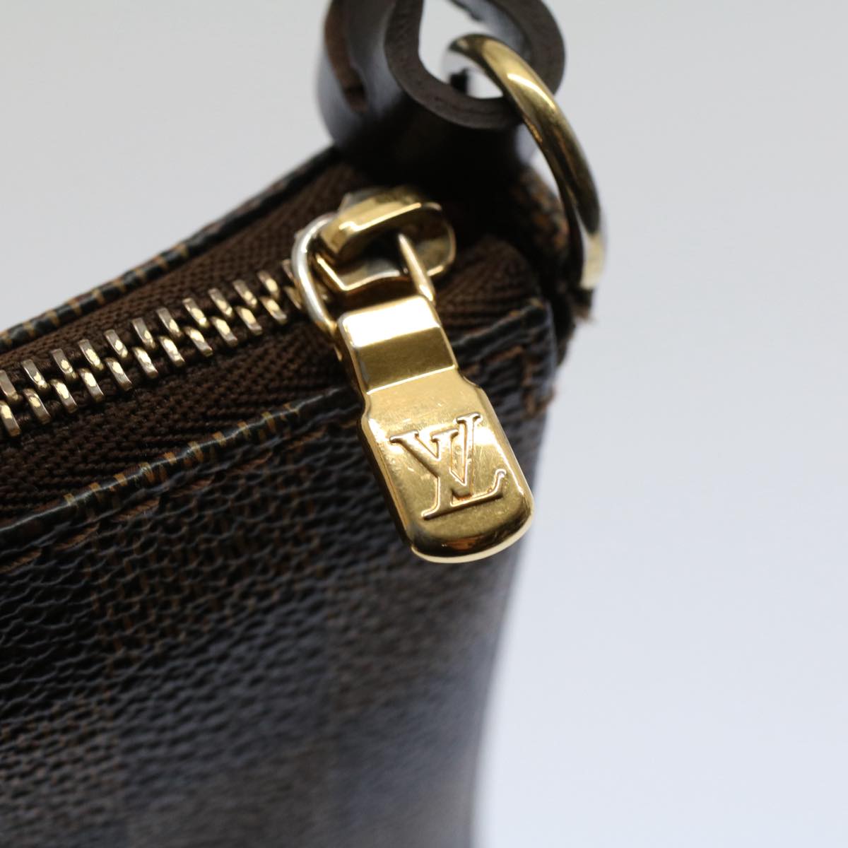 LOUIS VUITTON Damier Ebene Pochette Accessoires Pouch N41206 LV 56819
