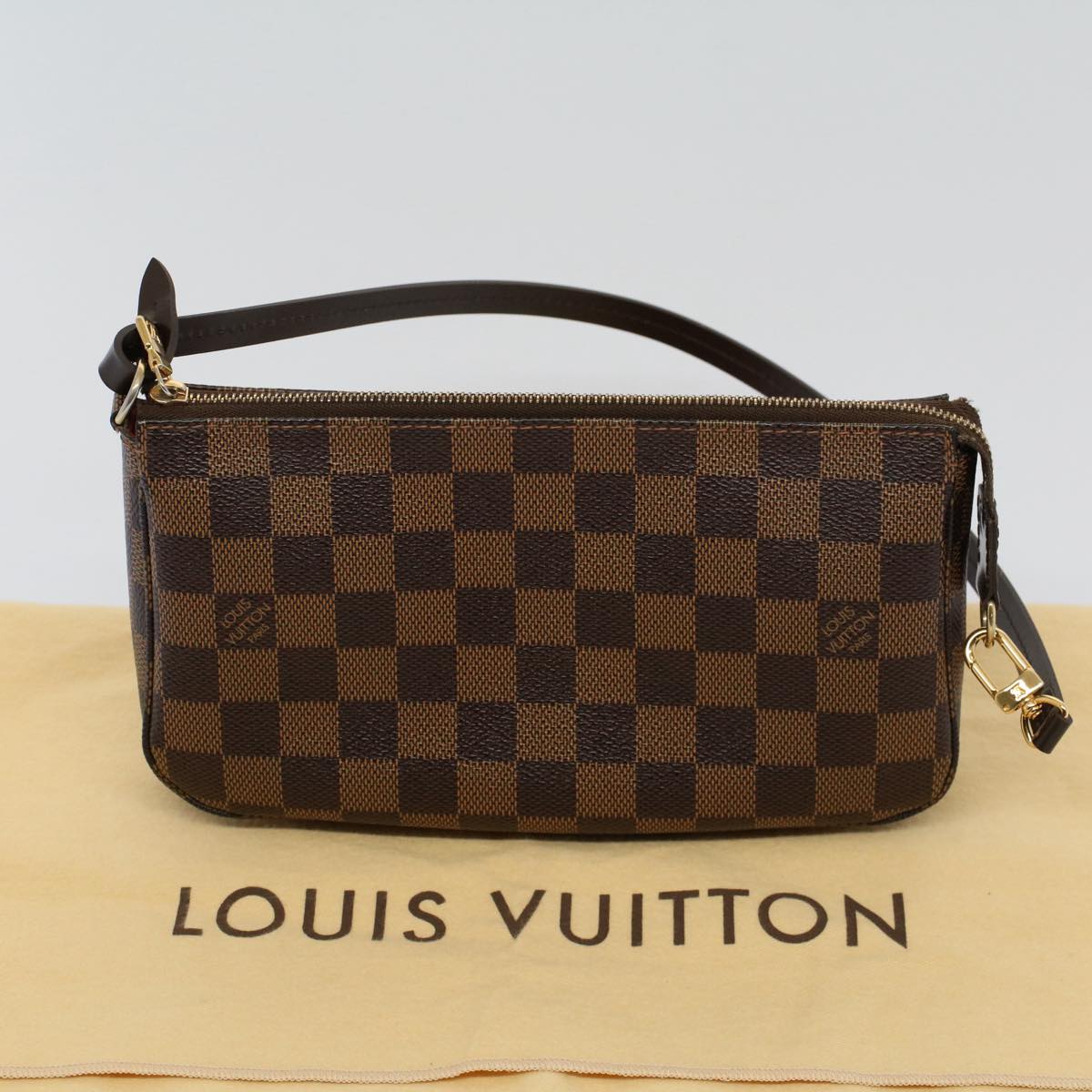 LOUIS VUITTON Damier Ebene Pochette Accessoires Pouch N41206 LV 56819