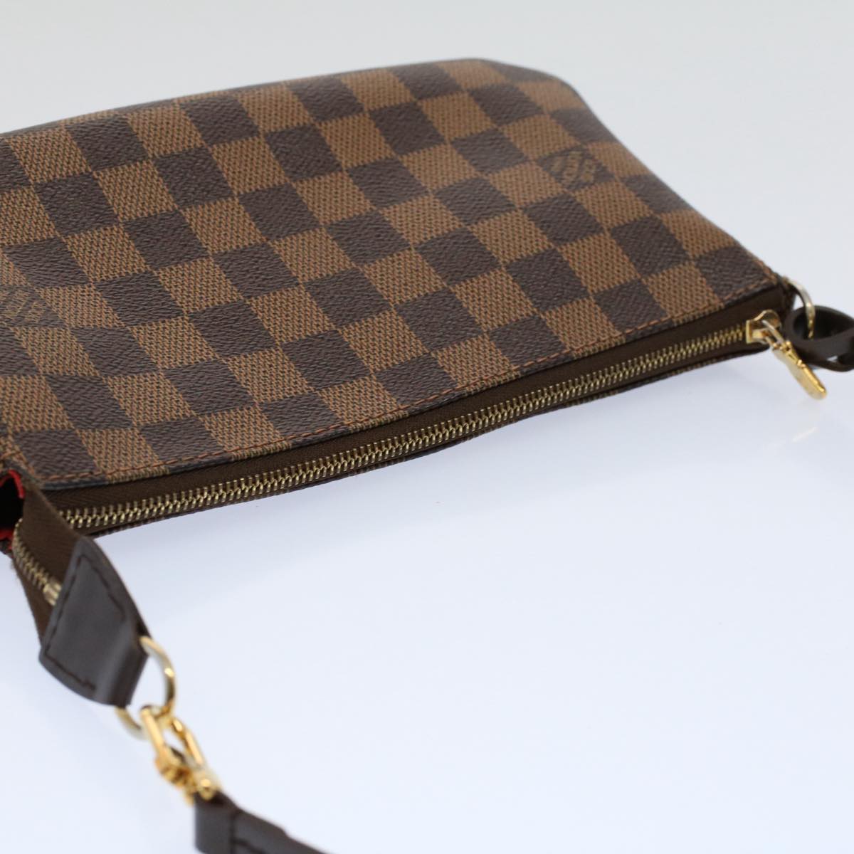 LOUIS VUITTON Damier Ebene Pochette Accessoires Pouch N41206 LV 56819