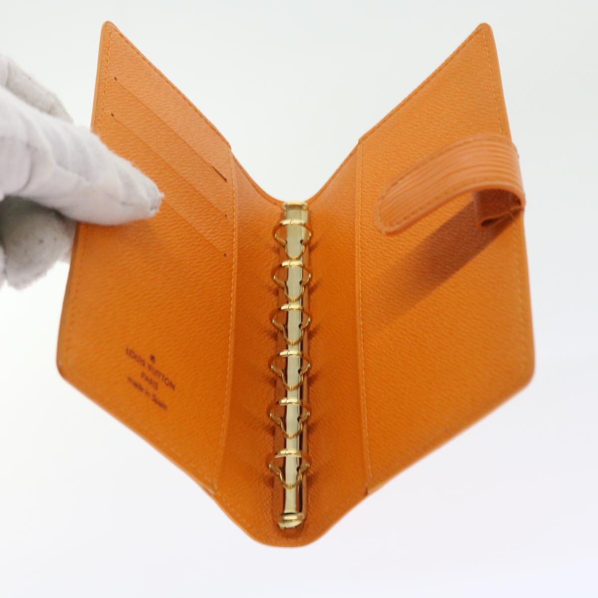 LOUIS VUITTON Epi Agenda PM Day Planner Cover Orange Mandarin R2005H 56827