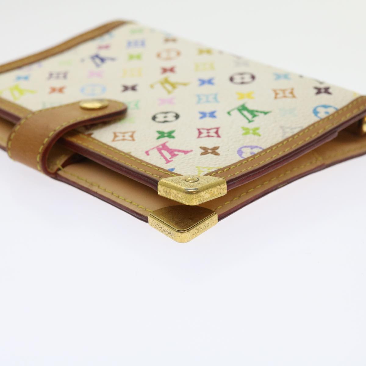 LOUIS VUITTON Multicolor Agenda PM Day Planner Cover White R21074 LV 56831