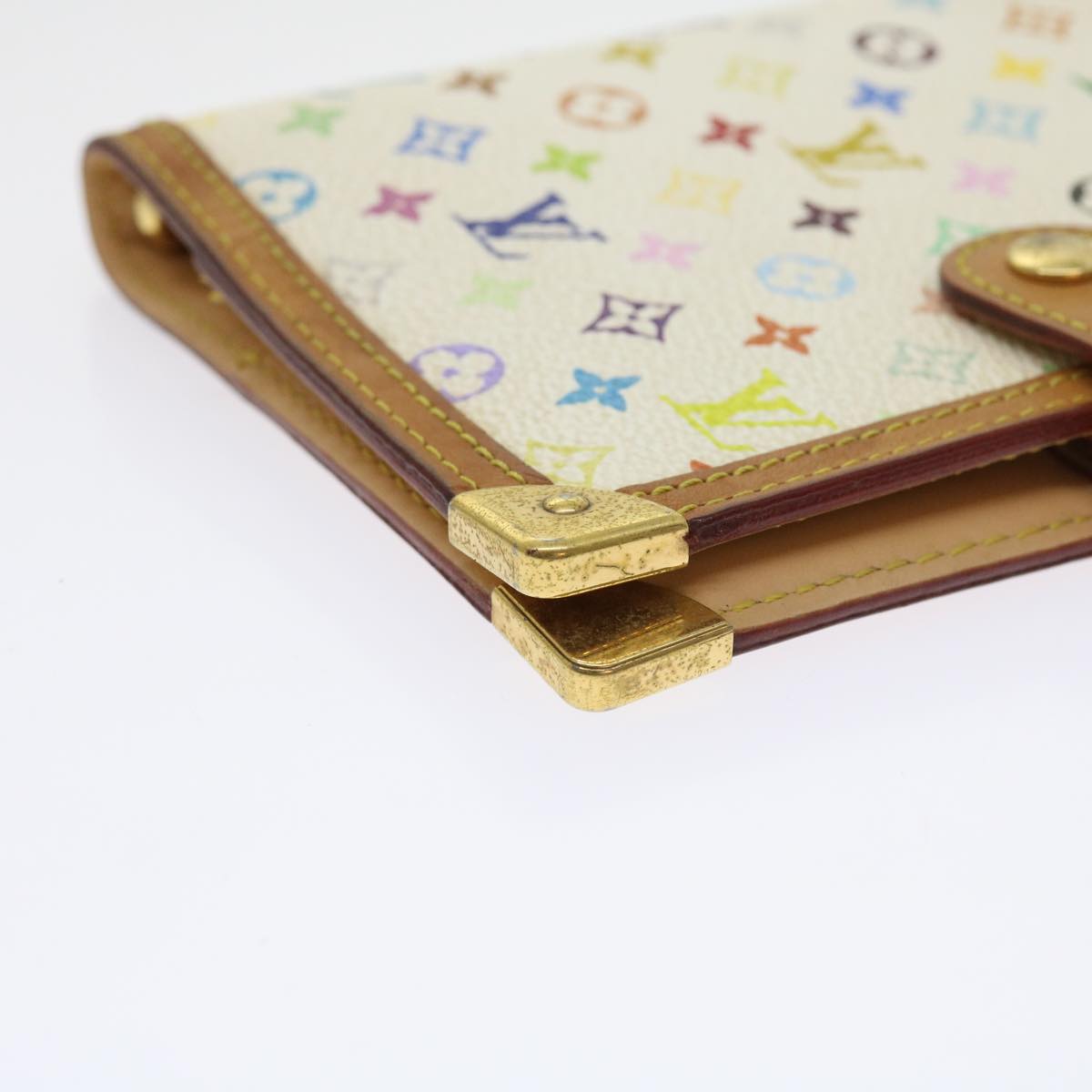 LOUIS VUITTON Multicolor Agenda PM Day Planner Cover White R21074 LV 56831