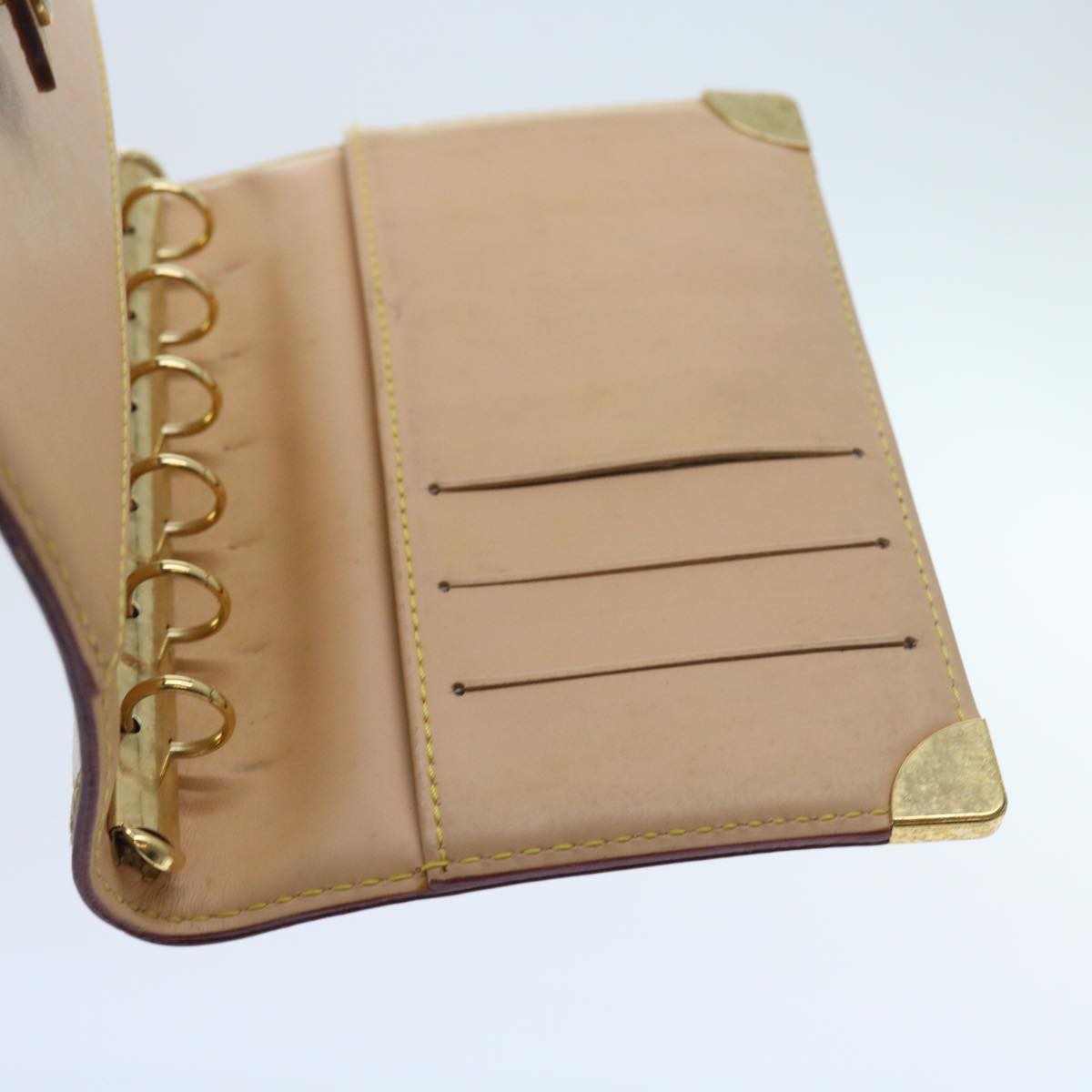 LOUIS VUITTON Multicolor Agenda PM Day Planner Cover White R21074 LV 56831