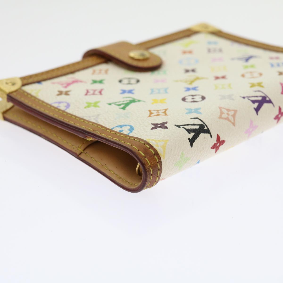 LOUIS VUITTON Multicolor Agenda PM Day Planner Cover White R21074 LV 56831