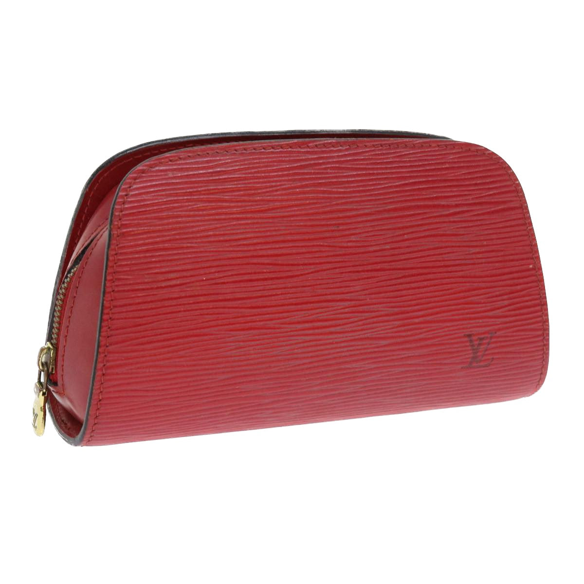 LOUIS VUITTON Epi Dauphine PM Pouch Red M48447 LV 56835