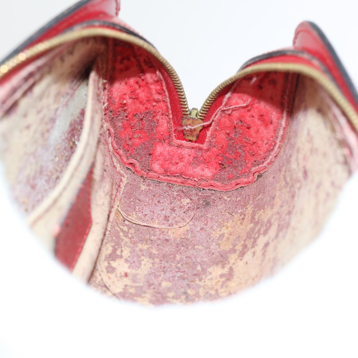 LOUIS VUITTON Epi Dauphine PM Pouch Red M48447 LV 56835