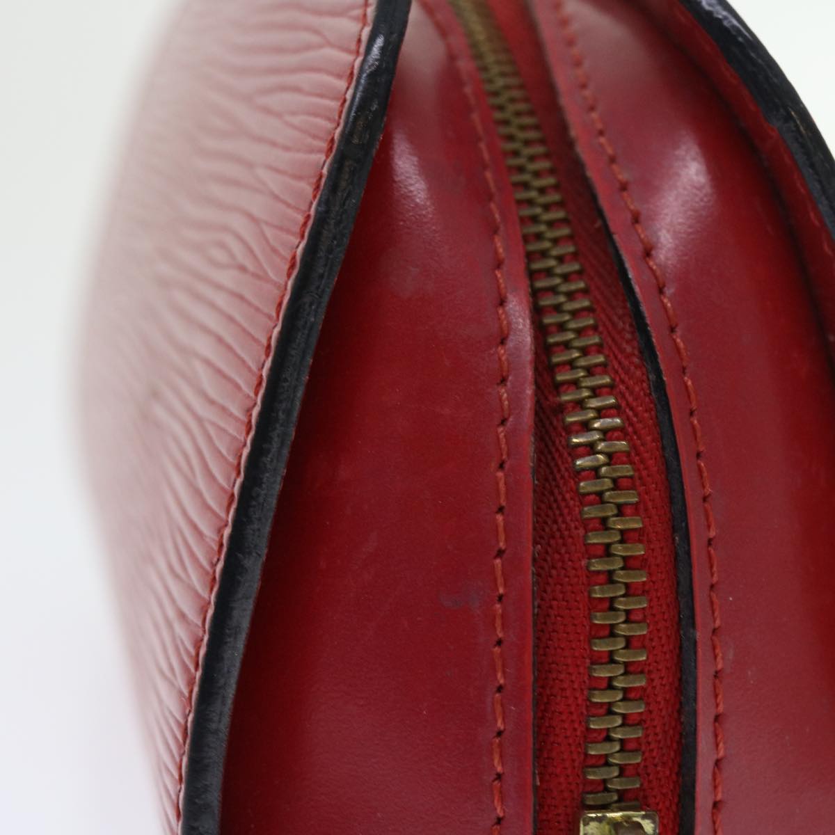 LOUIS VUITTON Epi Dauphine PM Pouch Red M48447 LV 56835