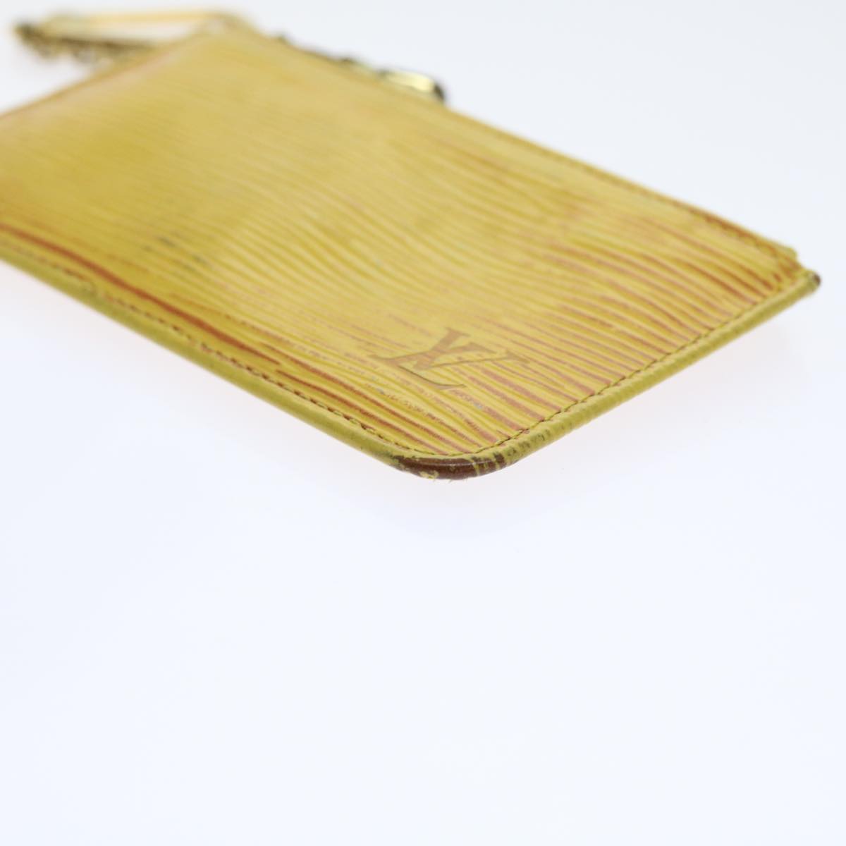 LOUIS VUITTON Epi Pochette Cles Coin Purse Yellow M63809 LV 56841