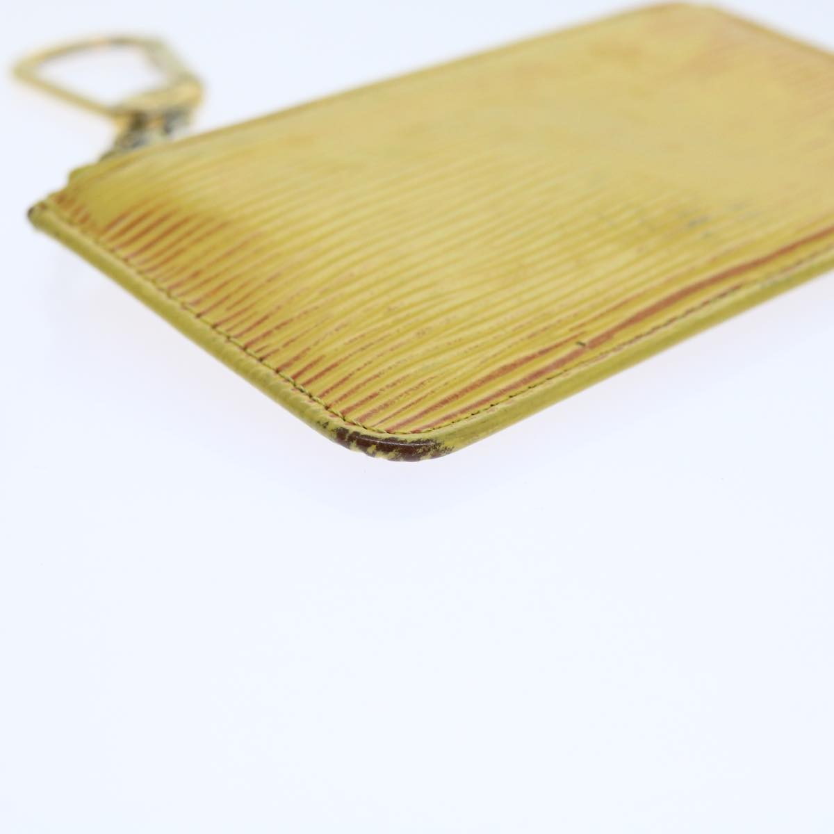 LOUIS VUITTON Epi Pochette Cles Coin Purse Yellow M63809 LV 56841