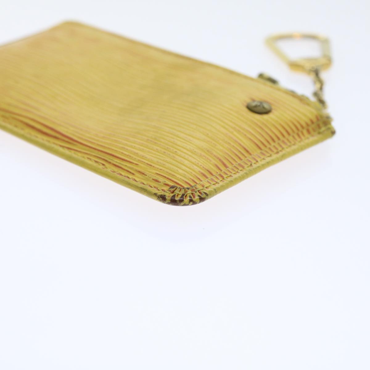 LOUIS VUITTON Epi Pochette Cles Coin Purse Yellow M63809 LV 56841