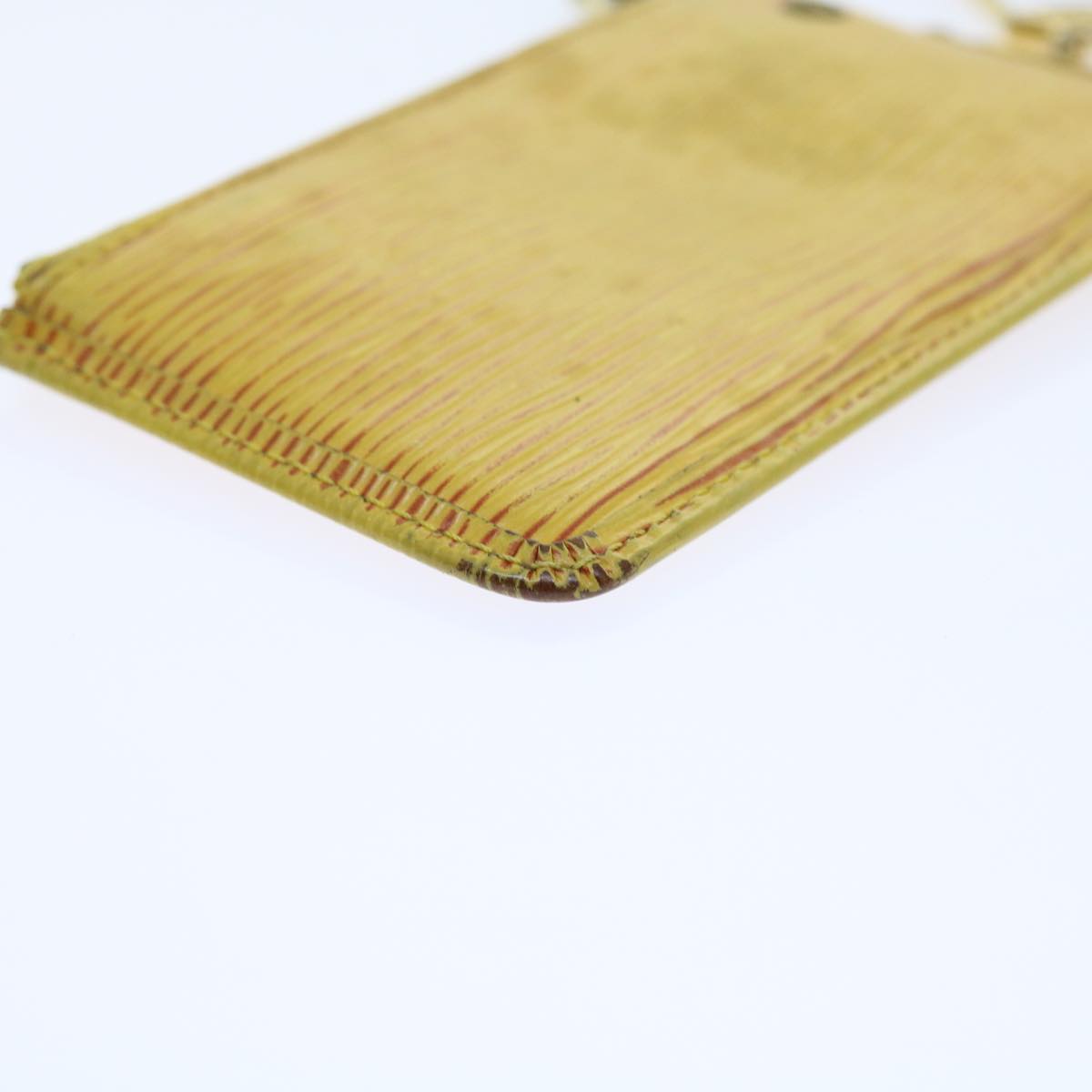 LOUIS VUITTON Epi Pochette Cles Coin Purse Yellow M63809 LV 56841
