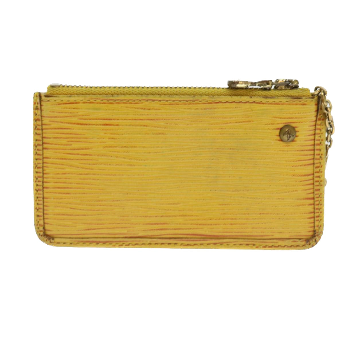 LOUIS VUITTON Epi Pochette Cles Coin Purse Yellow M63809 LV 56841
