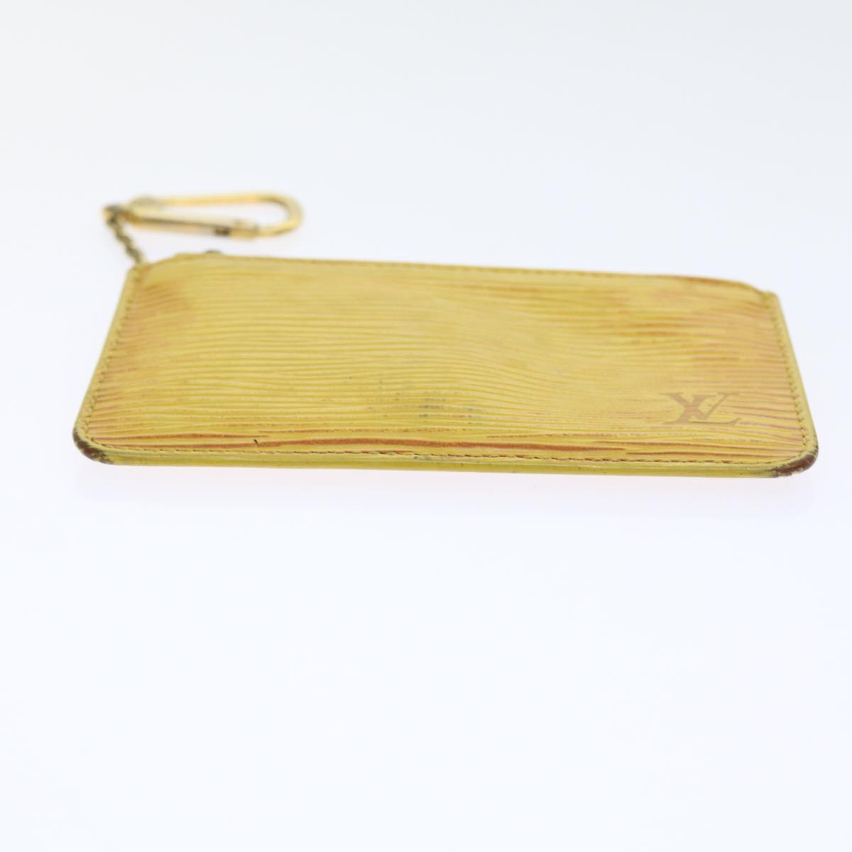 LOUIS VUITTON Epi Pochette Cles Coin Purse Yellow M63809 LV 56841